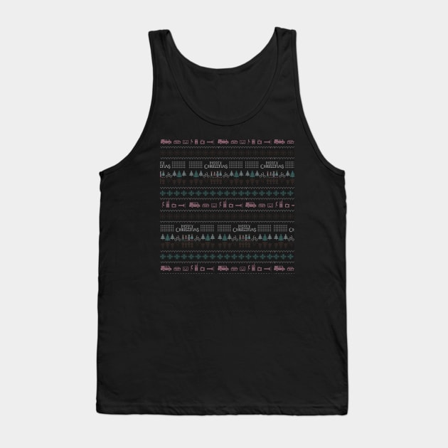 Stranger things Christmas Tank Top by melomania